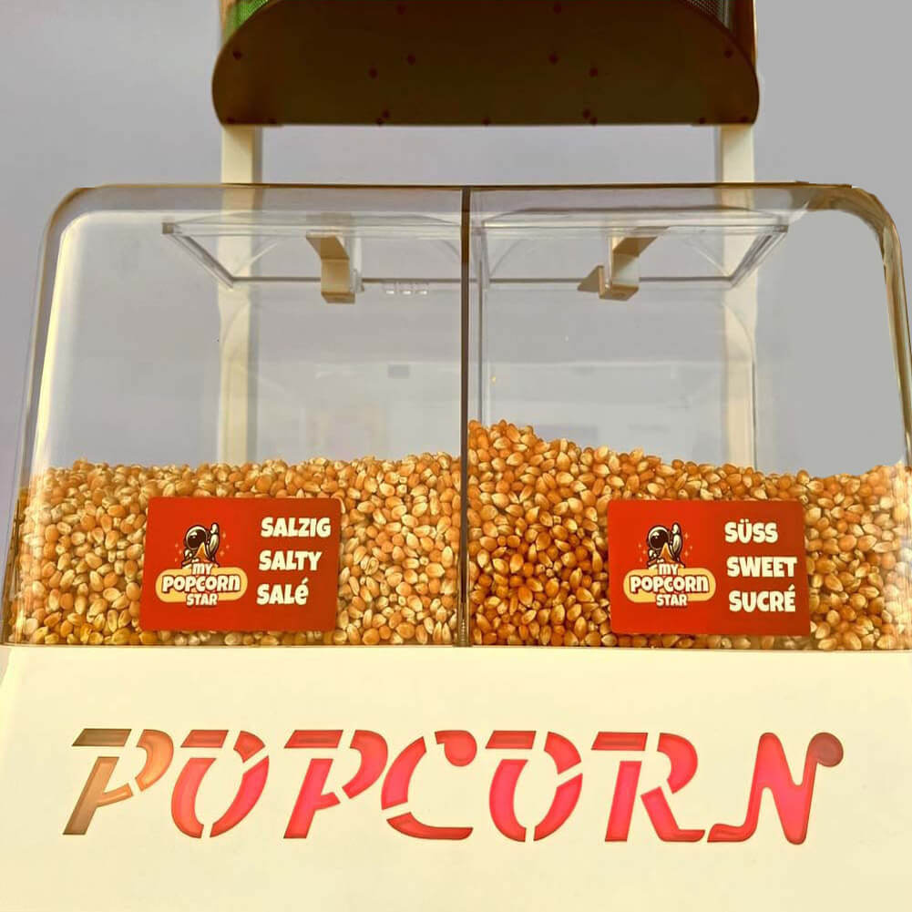 MyPopcorn Star - für 2 Sorten Popcorn + Mix (Mod. 140 EU) (NEU)